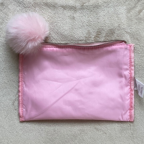 White & Pink Pencil Pouch - Picture 5 of 6